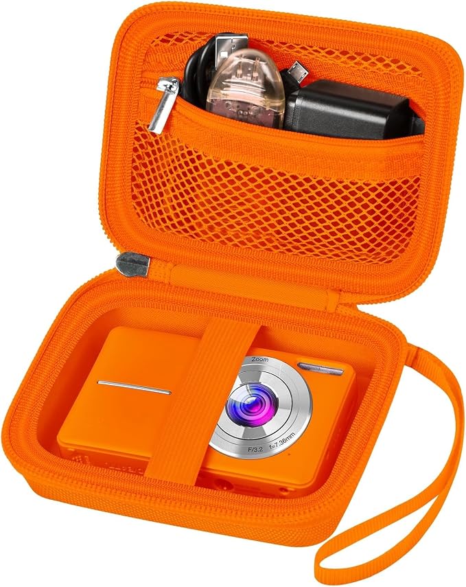 ALKOO Digital Camera Case for CAMKORY, Camera Pouch for KODAK Pixpro -Orange by ALKOO