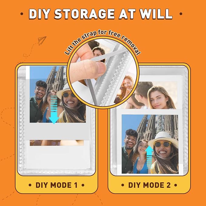 Pocket Photo Album for Polaroid Go Instant Mini Camera & Polaroid Go Film | Portable Travel Protective Case, Stores Up to 40 Photos, Compact Pocket Design - Image 4