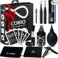 Camera Lens Cleaning Kit for DSLR and Sensitive Electronics, 9-in-1 Lens Cleaner Spray, Camera Pen, Blower, Wipes, Sensor Cleaner, Photographer Gifts & Accessories by CCoiro