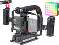 Zeadio All-in-One Video Rig Kit, Handheld Stabilizer with Aluminum Phone Cage, RGB LED Light & Shotgun Microphone, Perfect for Vlogging YouTube TikTok Filmmaking etc by Zeadio