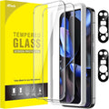 JETech Screen Protector for Google Pixel 9 Pro, 2+2 Pack | with Camera Lens Protector, HD Clear Tempered Glass, Anti-Scratch Protection, Easy Installation Tool by JETech