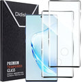 Didisky 2 Pack Screen Protector For Samsung Galaxy Note 10 Plus Tempered Glass,3D Curved Full Coverage, Anti Scratch,Bubble Free, HD Clear,Easy to Install, 9H Hardness by Didisky
