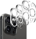 Dengduoduo 3 Pack Tempered Glass Camera Lens Protector for iPhone 15 Pro 6.1" & for iPhone 15 Pro Max 6.7", Bling Glitter Ultra HD, 9H Hardness, Anti-Scratch, Case Friendly [No Affect on Night Shots] by Dengduoduo