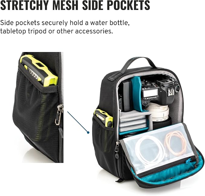 Tenba BYOB 10 DSLR Backpack Insert - Turns any bag into a camera bag for DSLR and Mirrorless cameras and lenses – Blue (636-625) - Image 6