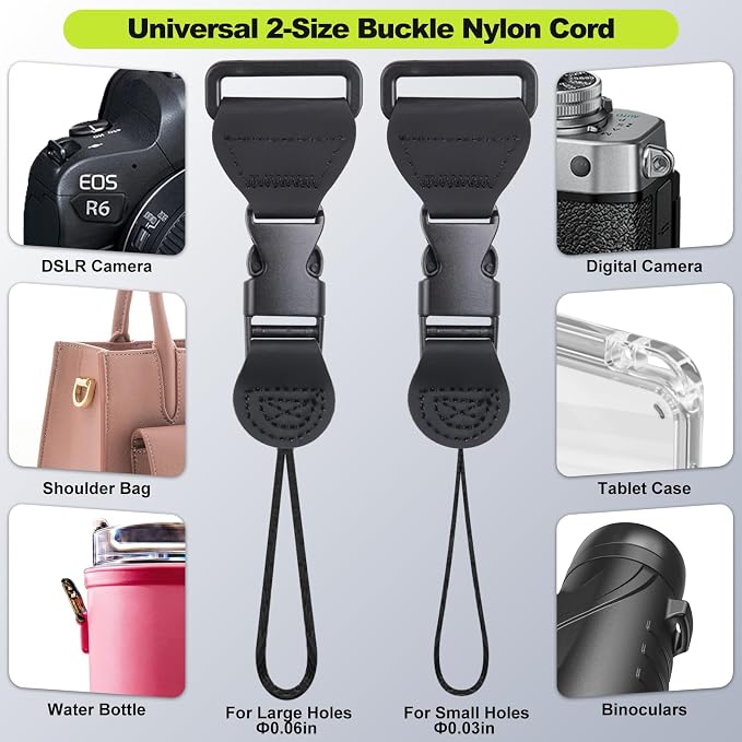 FIEIL Pineapple Shoulder Strap, Adjustable Camera Strap with 2 Sets of Quick-Release Buckles, Comfortable Neck Strap for iPad, Tablet, Camera, Laptop, Binocular, Luggage Bag - Image 3