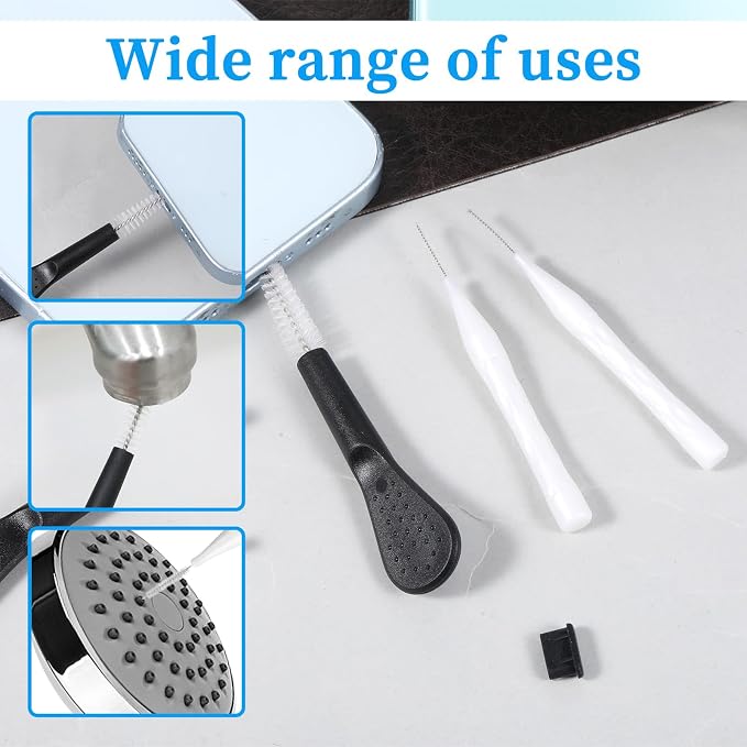 16 Pack Phone Charger Port Cleaner Kit, Anti-Clogging Mini Brushes Cleaner, Reusable Speaker Cleaning Tool, Multifunctional Mini Cleaning Dust Remover Tools for Phone Headphones Tablet Computer Camera - Image 4
