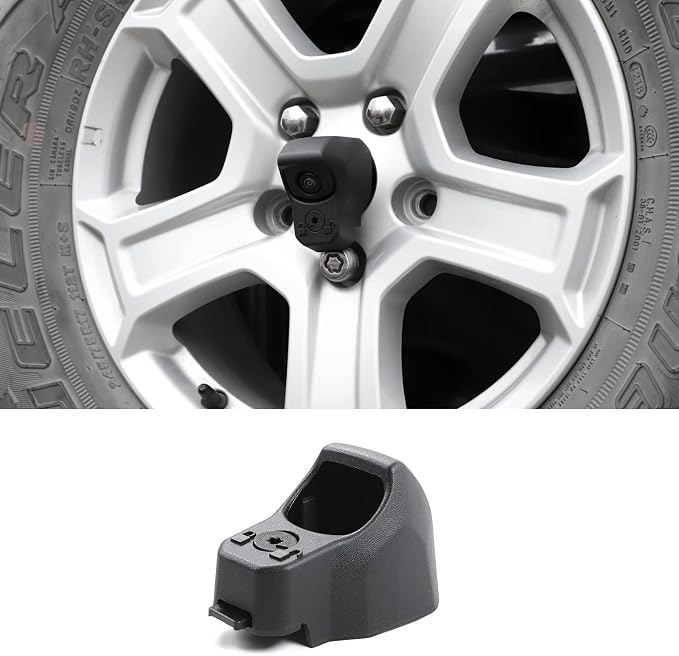 Back Up Camera Protective Cover Trim Fit for 2018-2025 Jeep Wrangler JL JLU by SQQP