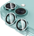 Tensea for iPhone 16/16 Plus Camera Lens Protector Bling, Camera Cover | 9H Tempered Glass Camera Screen Protector, Metal Individual Ring for iPhone16 6.1inch/ 16Plus 6.7inch, HD Clear, Easy Install by Tensea