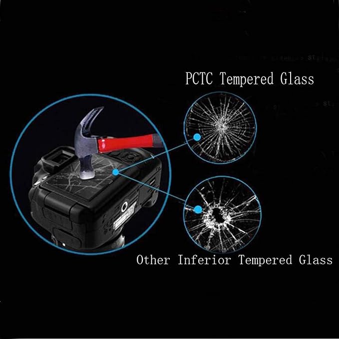 PCTC 3 Packs Screen Protector Accessories for Sony A6400/A6100/A6000, 9H | Compatible with A6600/A6300/A5000/Nex-7/NEX-6/NEX-5, 0.3mm tempered glass, 9H hardness, scratch-resistant, bubble-free - Image 2