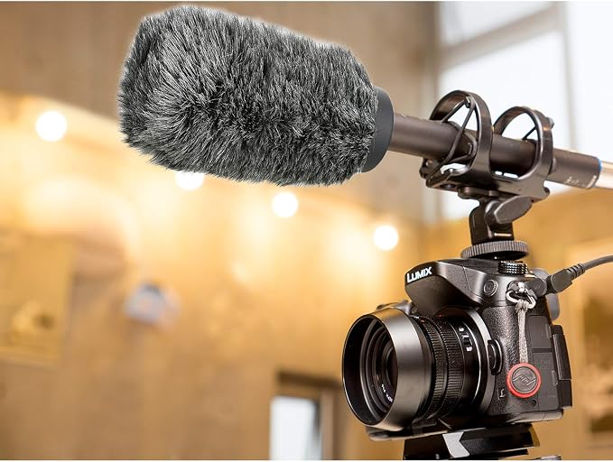 YOUSHARES NTG4+ Microphone Windscreen - Windmuff for Rode NTG4 Plus Shotgun Microphones, Windshield Up to 6.3" Long - Image 2