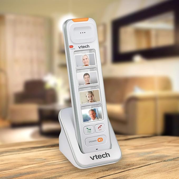 VTech SN5307 Amplified Photo Dial Additional Handset | Big Buttons, Large Display, 4 Photo Speed Dials, For SN5127 & SN5147 Senior Phones - Image 2