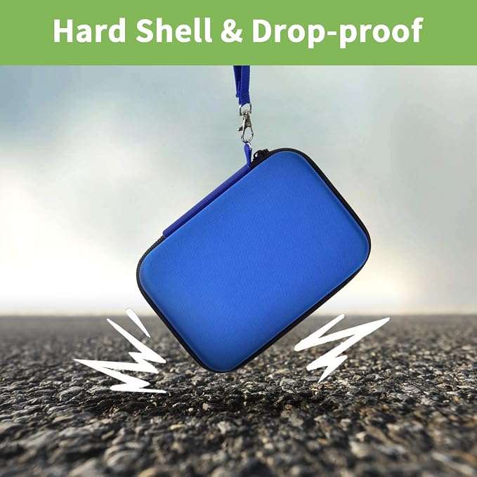 ALKOO USB Flash Drive Case with SD Card/Memory Stick/Thumb Drives Storage | for SanDisk/for Samsung, Removable Foam, 9 Card Pockets, for IT Admins, Photographers, Film Crews, Studios, Travel, Blue - Image 6