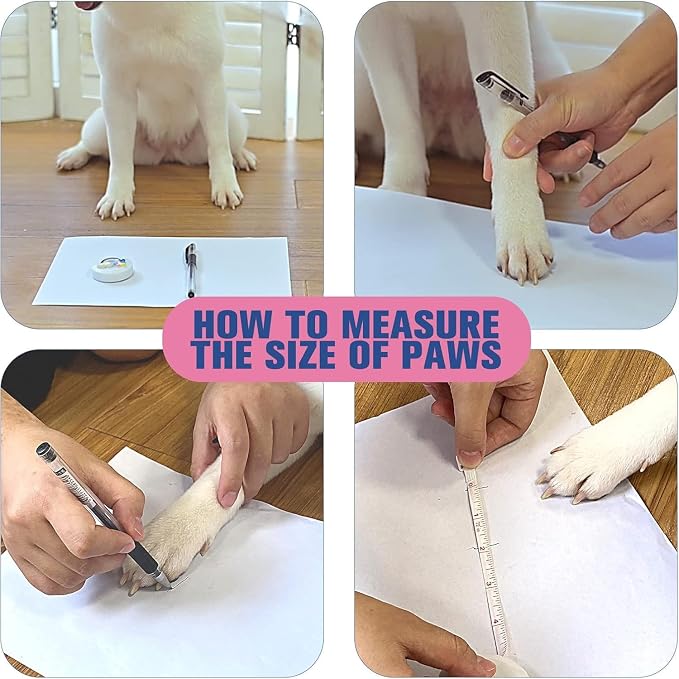 EXPAWLORER Anti Slip Dog Socks to Prevent Licking Paws, Dog Shoes for Hot Pavement, Dog Booties for Small Medium Large Senior Dogs, Traction Control Boots & Paw Protectors for Hardwood Floors - Image 3