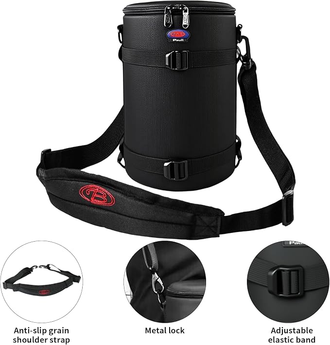 Camera Lens Case,Fits 6.70"x10.63" DSLR Lens,Protective Carry Pouch | Soft Padded Lens Bag with Zippered Closure, Dustproof and Water-Resistant, Fits Pentax, Olympus, Panasonic & More - Image 5