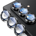 Uyiton for Samsung Galaxy Z Fold 8 Ultra/Z Fold 7 Camera Lens Protector | Military-Grade Sapphire Glass Rear Camera Screen Cover - [Easy to Install] Ultra HD Clear Lens Protector, Black+Silver by Uyiton