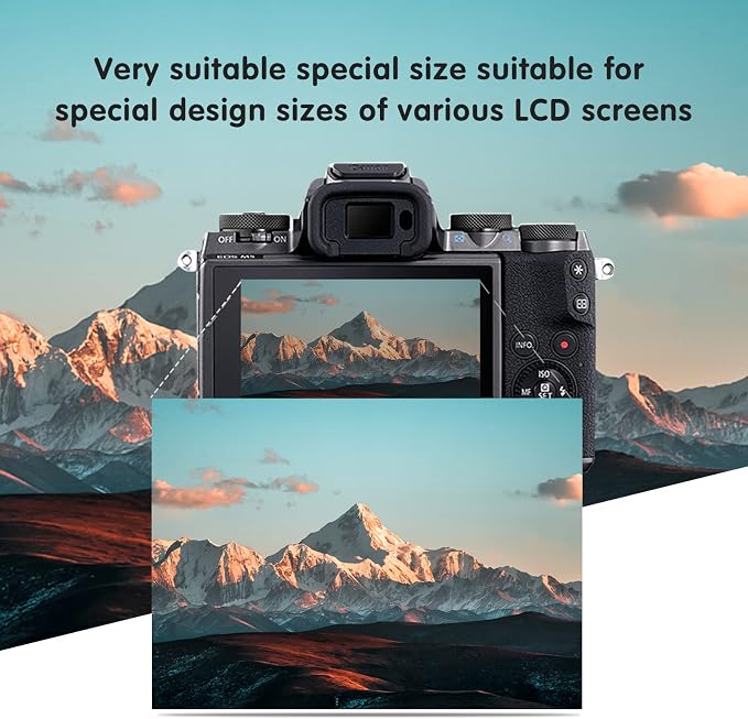 kinokoo Tempered Glass Film for fuji X-T3 Crystal Clear Film FUJIFILM XT3 Screen Protector Bubble-free/Anti-scratch(2 pack) - Image 8