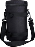 JJC Camera Lens Pouch Case for CANON EF 100-400mm NIKON Z 70-200mm Lens | Fits lens 4.3 x 8.8", for AF NIKKOR 80-200mm, 80-400mm, CANON EF 70-200mm, Fuji GF 250mm MKX 18-55mm Lens by JJC