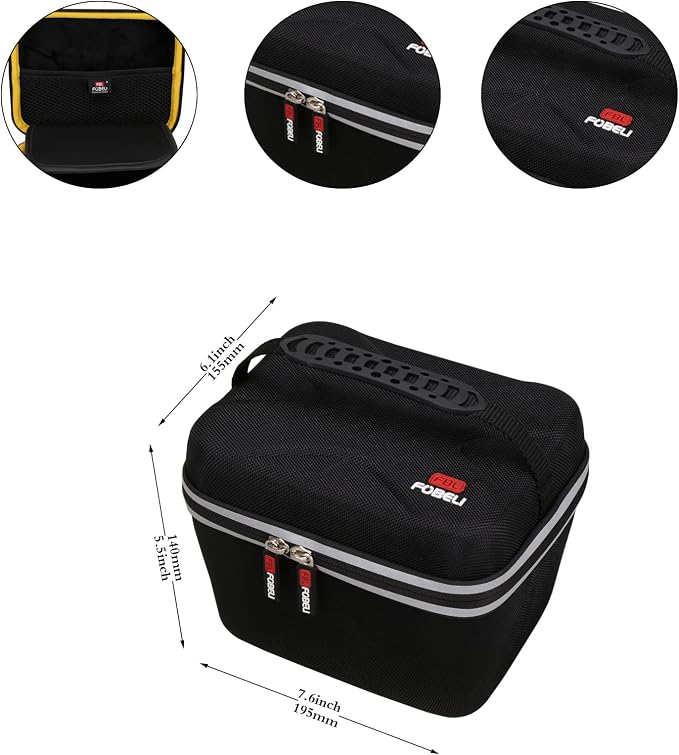 FBLFOBELI Hard Case for KODAK Slide N SCAN Film & Slide 5” LCD Scanner | Hard EVA Shell, Shockproof & Water-Resistant, Double Zipper Closure, Mesh Pocket, Travel Storage Bag - Image 5