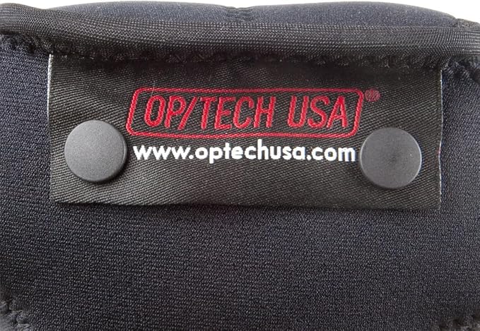 OP/TECH USA Soft Pouch – Compact digital camera case, lightweight accessories pouch, sleek neoprene sleeve for DSLR, perfect for backpacks & travel – durable protection in style D-Zoom| Black - Image 3
