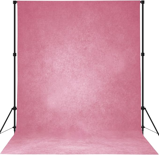 Pink 8x10 ft Photography Backdrop,Classic Abstract Backdrop for Headshots and Portraits,Portrait Backdrop for Photoshoot,Romantic Headshot Background Fabric Studio Props by Naykaly