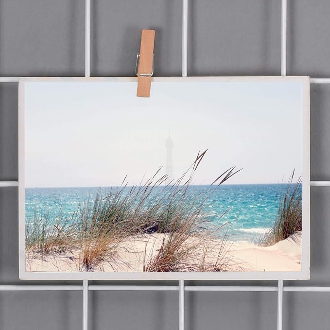 Wire Wall Grid Panel for Photo Display, DIY White Iron Picture Frames Collage for Hanging Wall Decor, Foldable Multi Pictures Organizer with 12 Clips, 31'' X 24'' Inch. (2 Pack) - Image 3