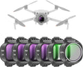 NEEWER CPL ND Filter Set Compatible with DJI Mini 5 Pro Drone Camera (UV/CPL/ND4/ND8/ND16/ND32), Snap On Circular Polarizing Polarizer Neutral Density Lens Filter Accessories, 6 Pack by Neewer