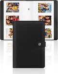 Veicevol 156-Pocket Album for Instax Mini & Polaroid 2x3 inch Photos, Black | PU Leather Cover, Portable Album, Mini Photo Album for Fujifilm Instax Mini Camera, Polaroid Camera, Wedding Keepsake by VEICEVOL