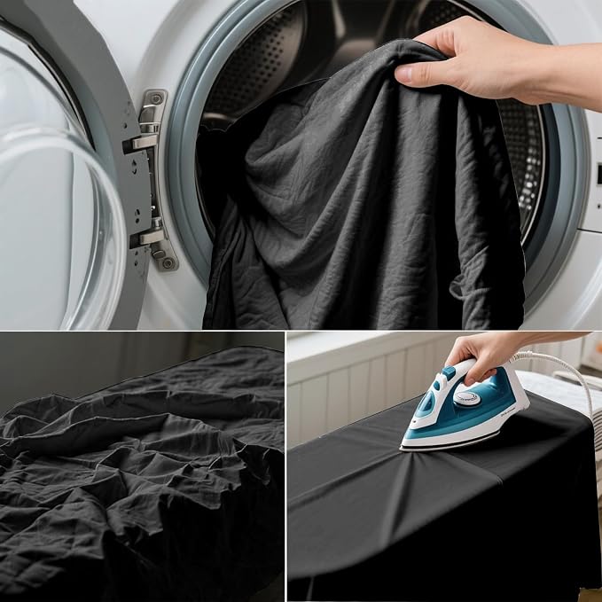 Black Photo Backdrop for Photoshoot Background Photography 10x10ft | Polyester, Portrait Product Party Photographic, Video Live Streaming - Image 6