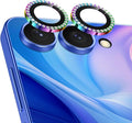 Meshine for Samsung Galaxy Z Flip 7 Camera Lens Protector,Scratch Proof,Strong Adsorption,9H Hardness with Metal Ring Camera Cover,Ultra Thin Case Friendly, Accessories Lens Protector,Shiny Colorful by Meshine