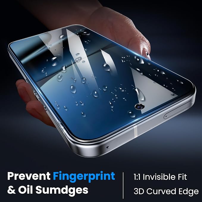 for Google Pixel 10 Pro XL Privacy Screen Protector & Lens Protector | 2+2 Pack, Anti Spy, Support Fingerprint Unlock, 9H Hardness Tempered Glass Film, Case Friendly, Bubble Free, Anti-dust - Image 6