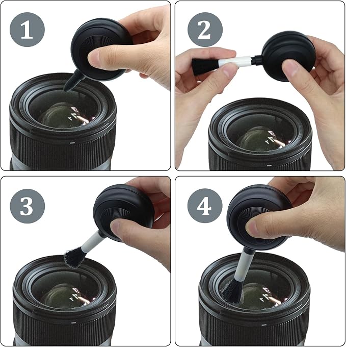 Lens Cleaning Kit Contains Rubber Rocket Air Blower Duster & Cleaning Pen | Equipped with air blowers and double-ended cleaning pen, removes dust & smudges for lenses, telescopes and digital screens - Image 4