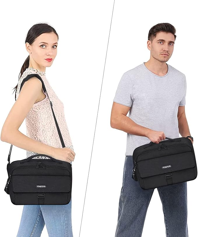 MOSISO Camera Shoulder Bag Camera Case Crossbody Sling Purse, Black | DSLR/SLR/Mirrorless Compact Padded Photography Handbag with Rain Cover Compatible with Canon/Nikon/Sony Cameras and Lenses - Image 6