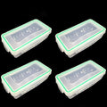 18650 Battery Storage Case Plastic Waterproof Battery Holder for 18650 and 16340 Batteries (4 Pack) by RJWKAZ