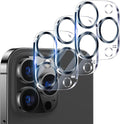 UniqueMe 3 Pack Lens Protector for iPhone 13 Pro/Pro Max 6.1/6.7"-Grey | Tempered Glass, Case Friendly, New version, Scratch-Resistant, Easy Installation by UniqueMe