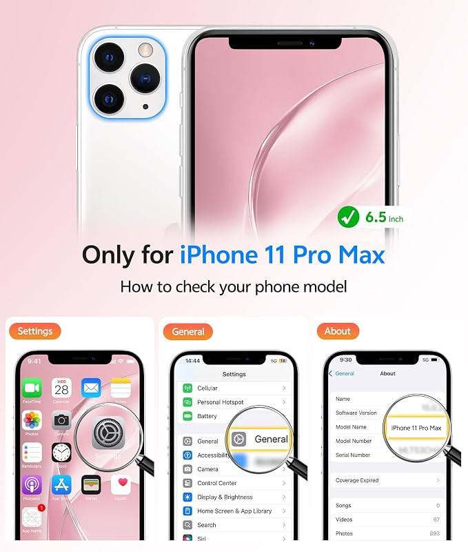 FNTCASE for iPhone 11 Pro Max Case, Fit for Magsafe, Full Camera Protection | Translucent Matte Magnetic Phone Back, 14FT Military Grade Drop Proof, Slim Shockproof Protective Cover, Light Pink - Image 2