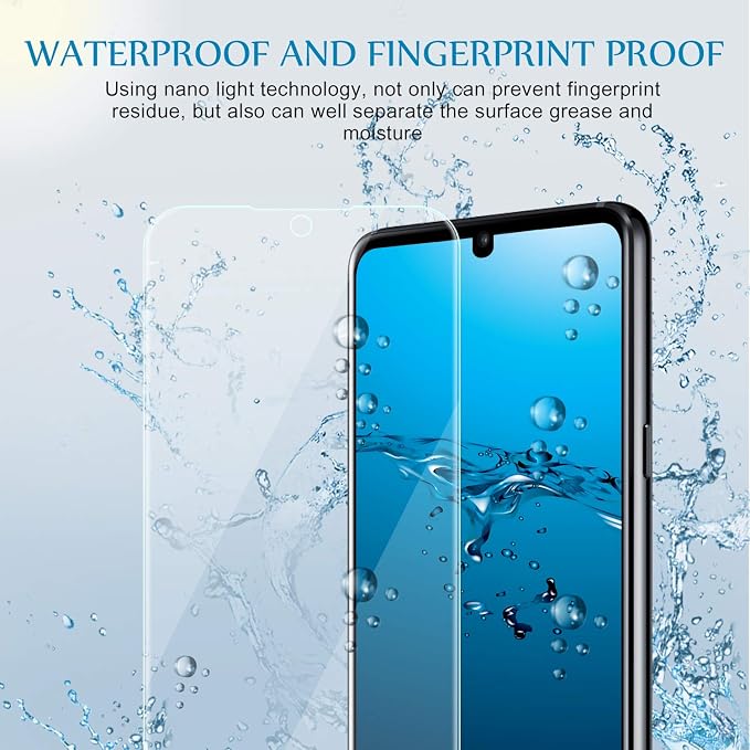 Moto Z4 Screen Protector [2 Pack] Tempered Glass For Motorola Moto Z4 | [3D Touch][Bubble-Free][HD-Clear][Anti-Scratch][Anti-Glare] - Image 3
