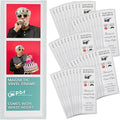 pbf PHOTO BOOTH FRAMES 2x6 Magnetic Picture Frames for Refrigerator | 2 x 6 Clear Magnetic Vinyl Frames for Photo Strips for Fridge (100-Pack) by pbfPHOTOBOOTHFRAMES