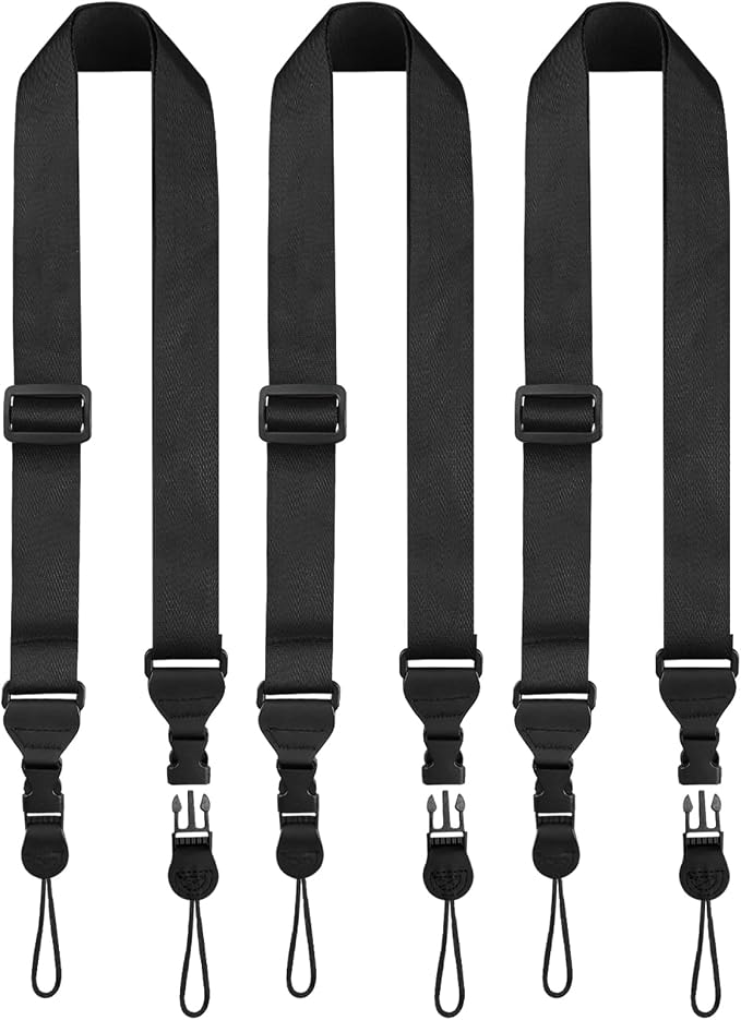 FIEIL 3 Pack Nylon iPad Strap, Adjustable Camera Neck Strap, Comfortable Shoulder Strap for iPad, Cellphone Tablet, Camera, Laptop, Binocular, Luggage Bag by FIEIL