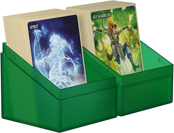 Ultimate Guard Boulder 100+ Classic, Deck Case for 100 Double-Sleeved TCG Cards, Emerald, Secure & Durable Storage for Trading Card Games, Soft-Touch Finish - Image 5