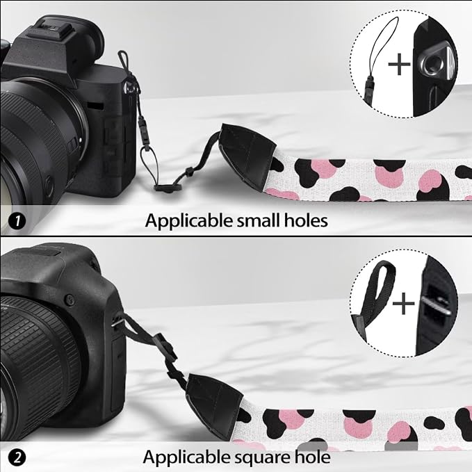 Coldinair Black Adjustable Camera Strap Universal Neck & Shoulder Soft Padded Strap for All DSLR Cameras,Binoculars - Image 5