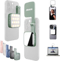 Amaran Go Magnetic Selfie Phone Light,Dual LED Light Source (Green) | with Adjustable Mirror Light CCT 2700K-6500K,Rechargeable for Selfie,Makeup,Video Conference,TikTok,for iPhone & Android by Aputure