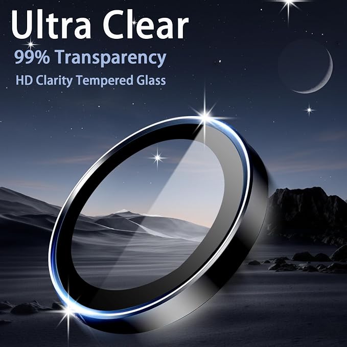 2 Pack for Samsung Galaxy S26 Ultra Camera Lens Protector,9H Tempered Glass Lens Screen Protector,Ultra HD Anti Scratch Camera Cover for Galaxy S 26 Ultra 2026,Multicolor - Image 3