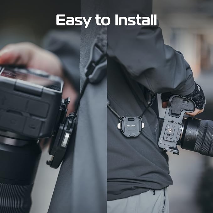 ULANZI F38 Camera Shoulder Strap Mount | Quick Release Kit for Shoulder Straps Kit V2, QR Plate Camera Tripod Mount - Image 3