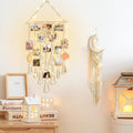 Homecor Gifts for Teenage Girls, Hanging Photo Display & Moon Dream Catchers, Christmas Teen Girls Gifts Ideas Ages 10 11 12 13 14 Years Old, Macrame Wall Decor Boho Bedroom Dorm Aesthetic Room Decor by HOMECOR