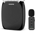 ZOWEETEK Wireless Voice Amplifier with Handheld & Lavalier Mics for Teacher | Portable Megaphone, Bluetooth Speaker, Rechargeable, for Classroom, Meeting, Group Outings, Party, Karaoke by ZOWEETEK