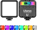 ULANZI VL49 RGB Video Lights LED Camera Light with 3 Cold Shoe & 1/4 Screw | 2500-9000K CRI 95+ 2000mAh Magnetic Rechargeable Small Camera Panel Fill Light for Photography, Content Creator, Streaming by ulanzi