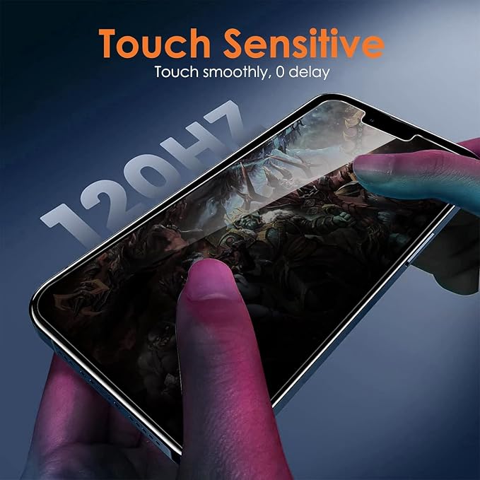 YMHML 3 Pack Privacy Screen Protector for iPhone 16e/14/13/13 Pro | Tempered Glass, 6.7 Inch, Anti Spy, Private, Shatterproof, Case Friendly Film, Easy Installation Tool, Anti-Scratch - Image 5