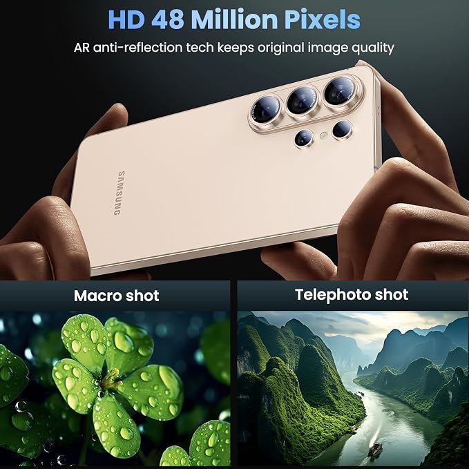 Uyiton for Samsung Galaxy S26 Ultra Camera Lens Protector, Unique Design | Case-Friendly, Ultra-Thin, Military-Grade Sapphire Glass with Aluminum Metal Rear Camera Screen Cover, Pink Gold - Image 2