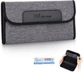 JJC 4 Pockets Lens Filter Case for Filter Up to 82mm (37mm 40.5mm 43mm 46mm 49mm 52mm 55mm 58mm 62mm 67mm 72mm 77mm),Foldout Filter Pouch with Microfiber Cleaning Cloth,Photography Filter Holder Bag | Photography Lens Filter Holder Bag for 37mm 4.5mm 4... by JJC