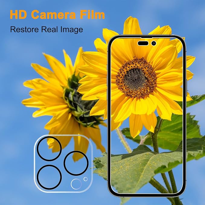 PEHAEL for iPhone 14 Pro Max Privacy Screen Protector+Camera Lens Protector | Installation kits, Anti-Spy Private, Anti-Scratch, 9H Tempered Glass, Case Friendly, 2+2 Pack, [6.7 inch] - Image 5
